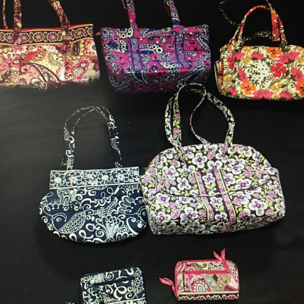 7 Vera Bradley Retired Patterns Purses Wallets